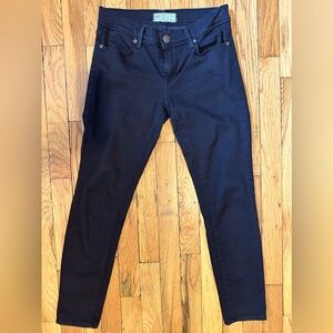 Free People Skinny Crop Black Jeans